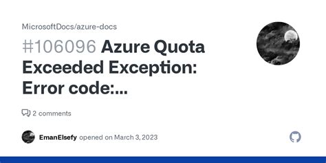 Share Improve this answer Follow. . Azure quota exceeded exception